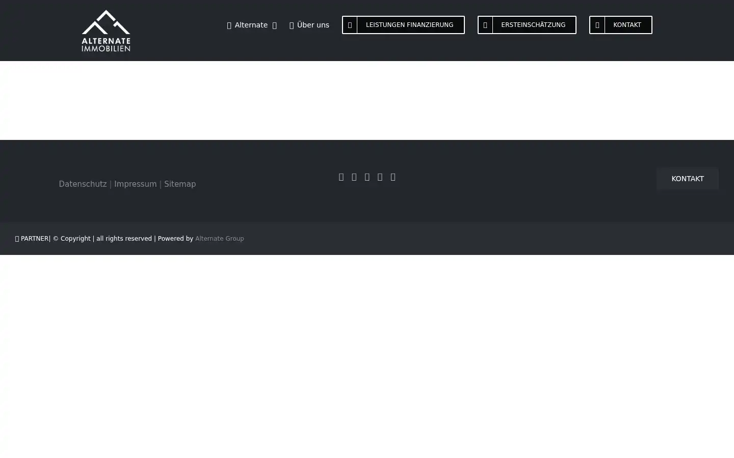 Screenshot of alternate-immobilien.de