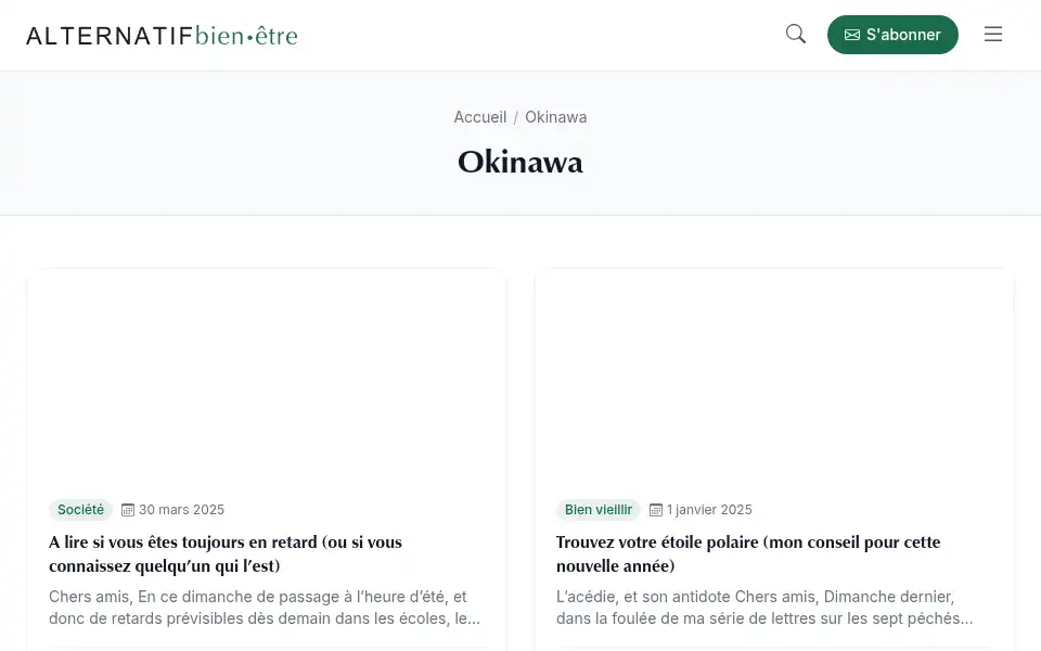 Screenshot of alternatif-bien-etre.com