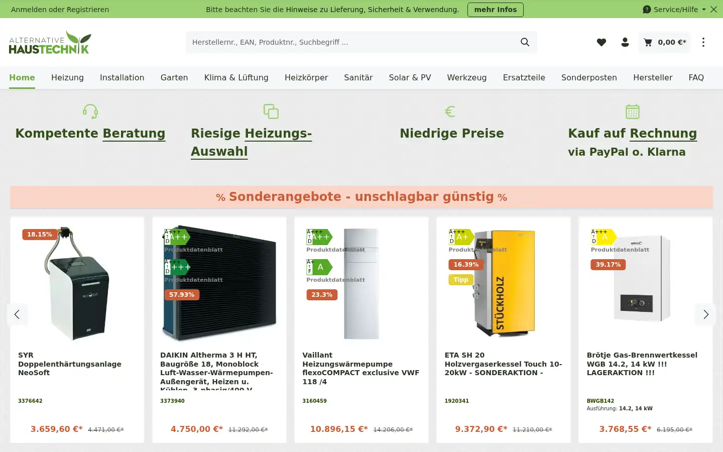 Screenshot of alternative-haustechnik.de
