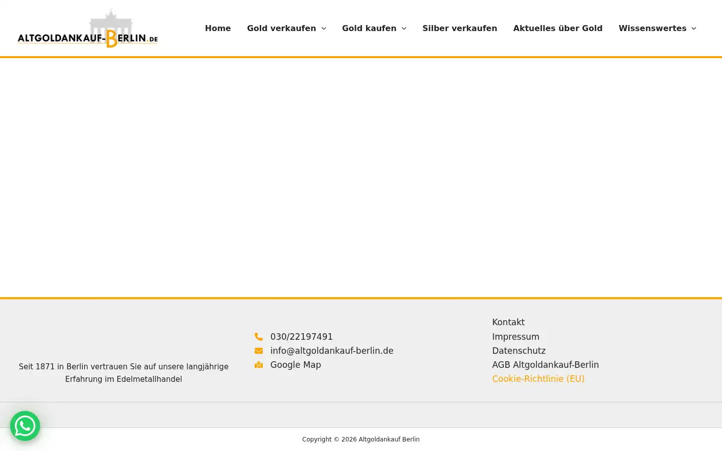 Screenshot of altgoldankauf-berlin.de