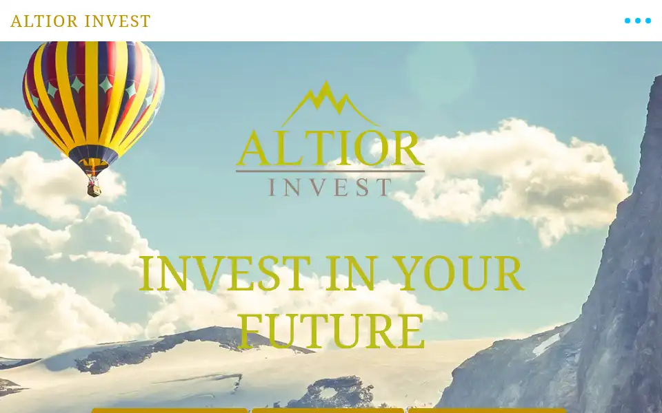 Screenshot of altiorinvest.co