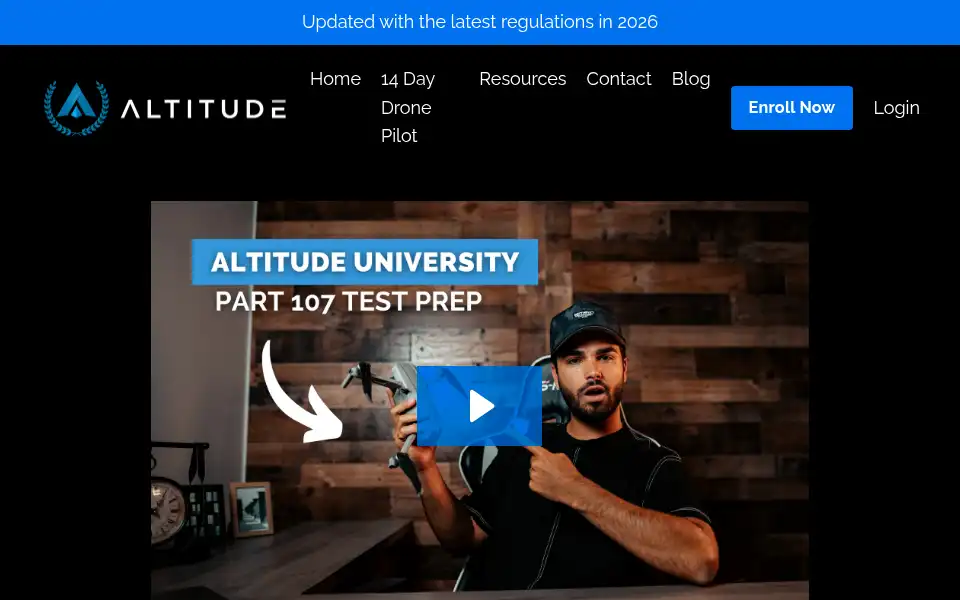 Screenshot of altitude-university.com