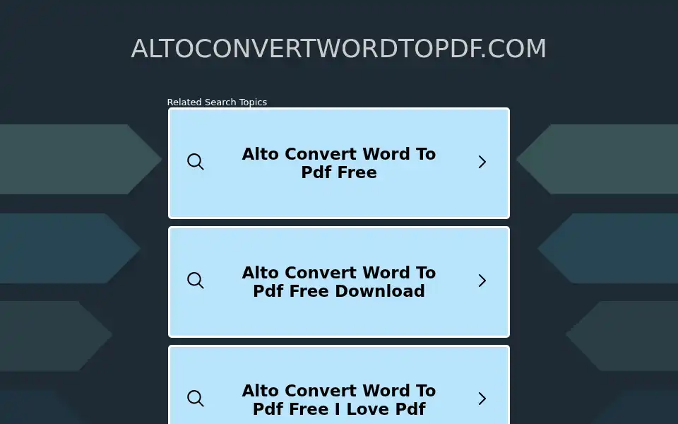 Screenshot of altoconvertwordtopdf.com