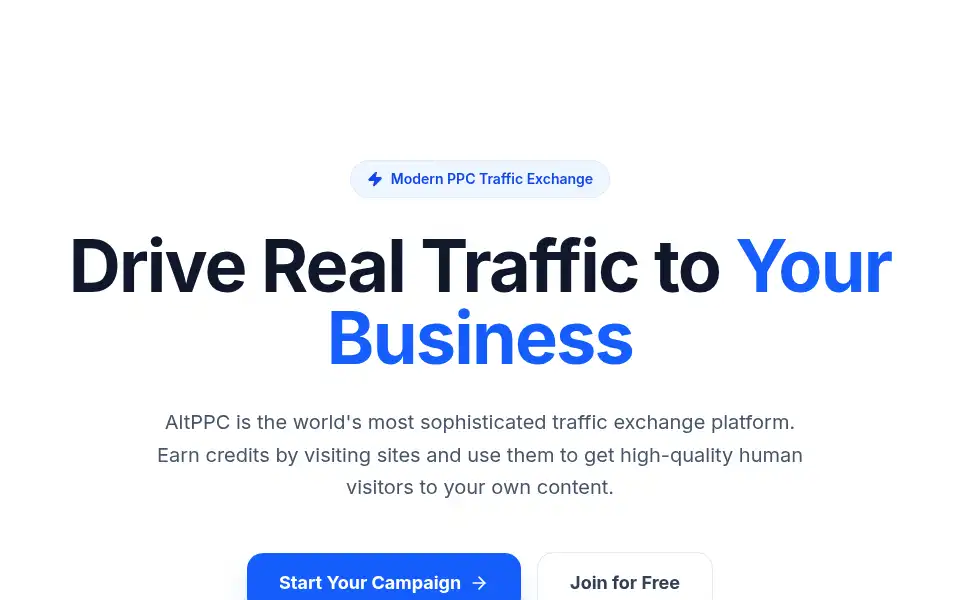 Screenshot of altppc.com
