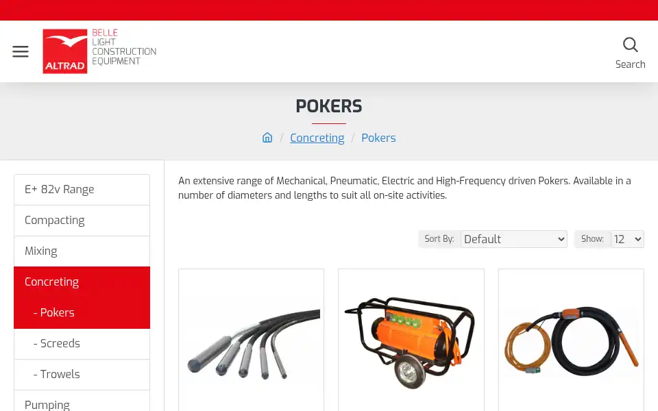 Screenshot of altrad-belle.com