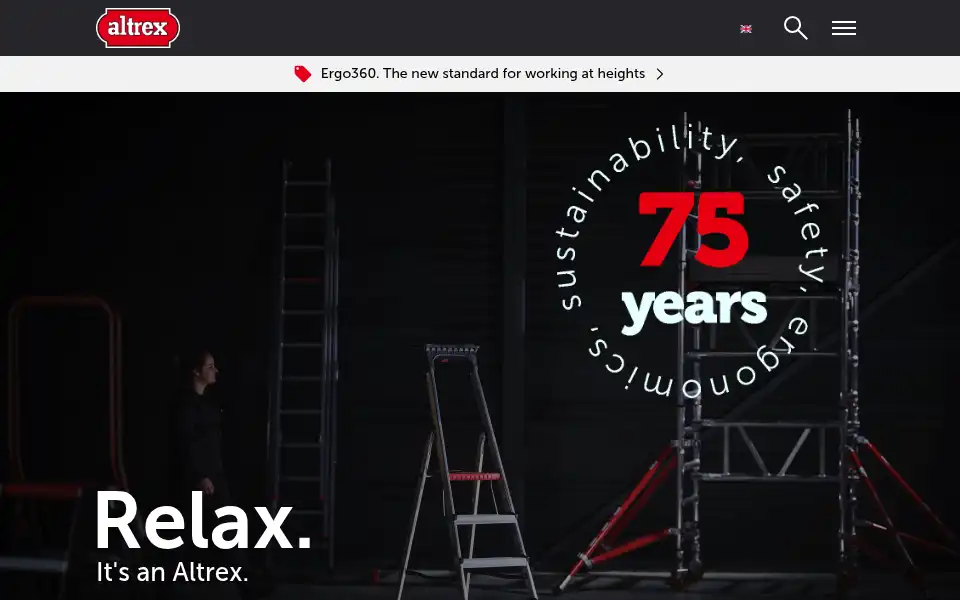 Screenshot of altrex.com