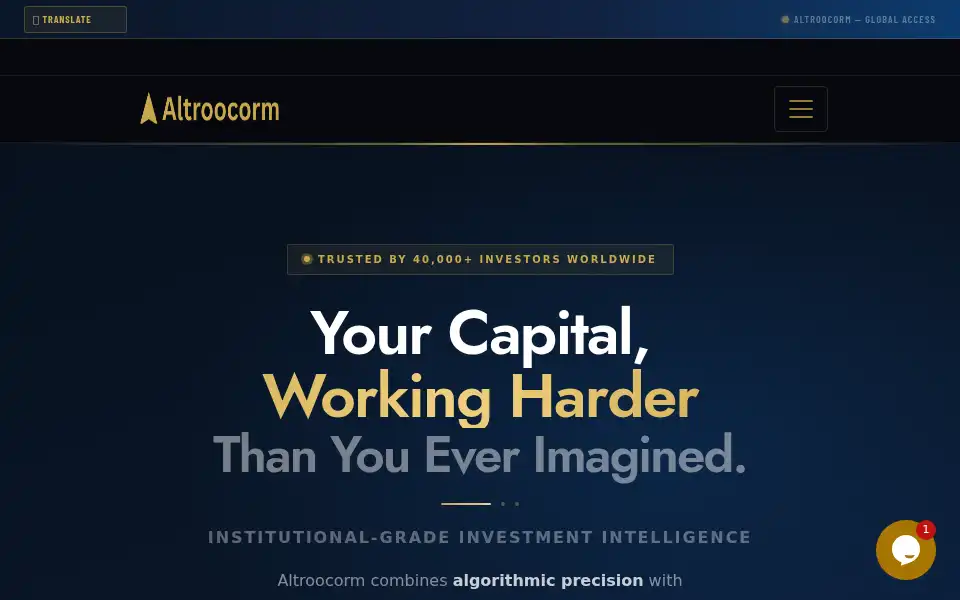 Screenshot of altroocorm.com