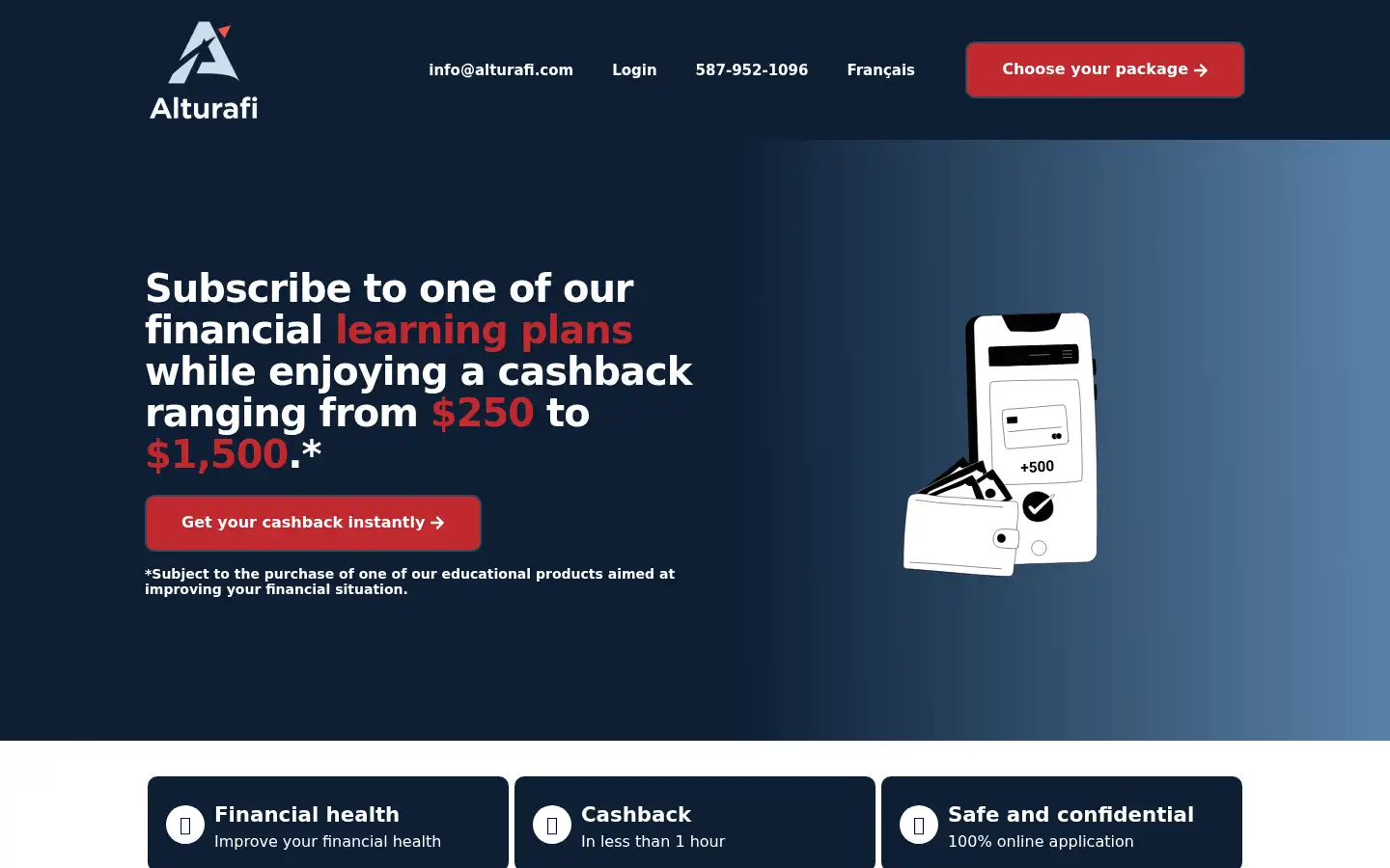 Screenshot of alturafi.com