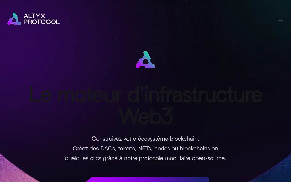 Screenshot of altyx-protocol.io