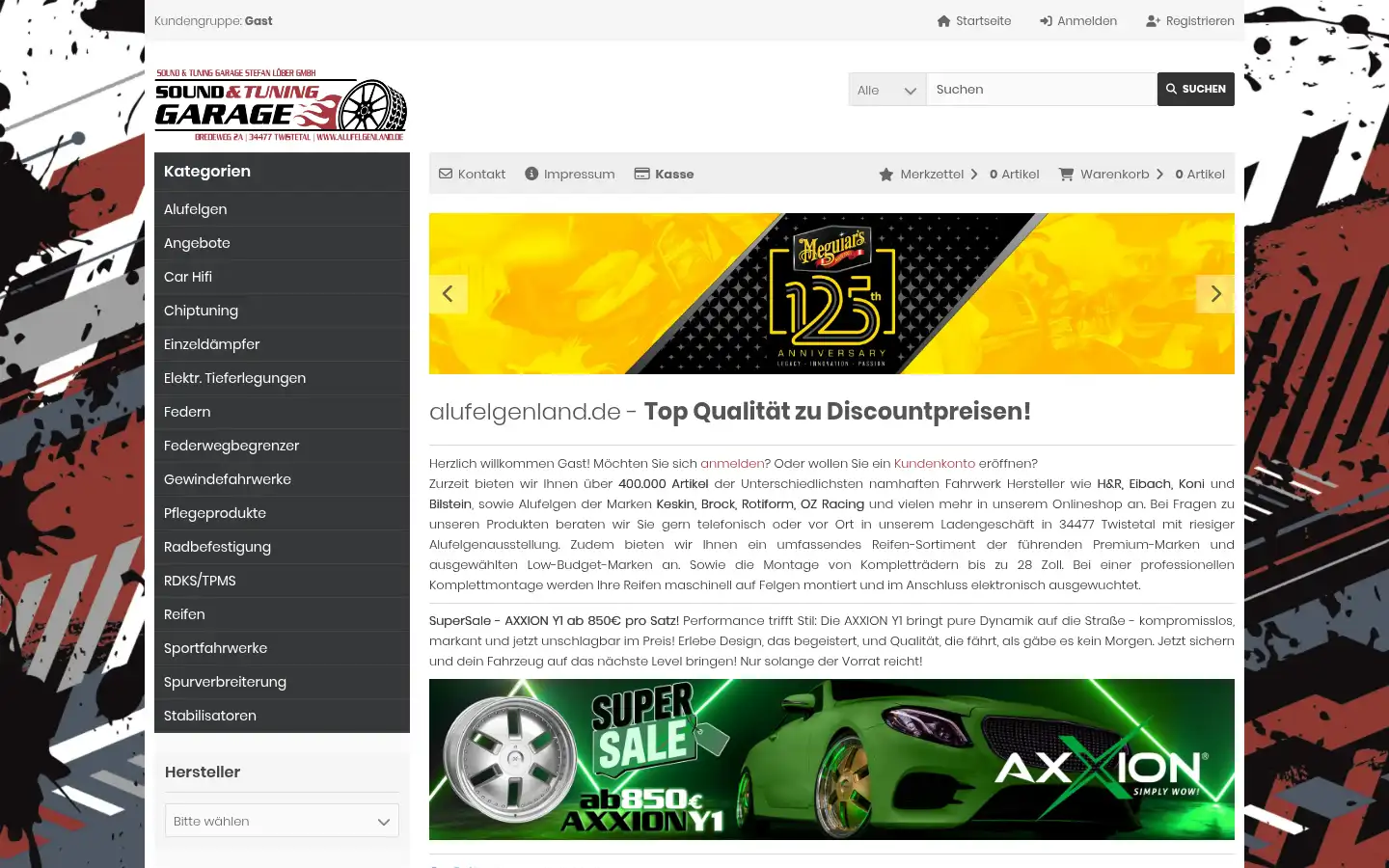 Screenshot of alufelgenland.de