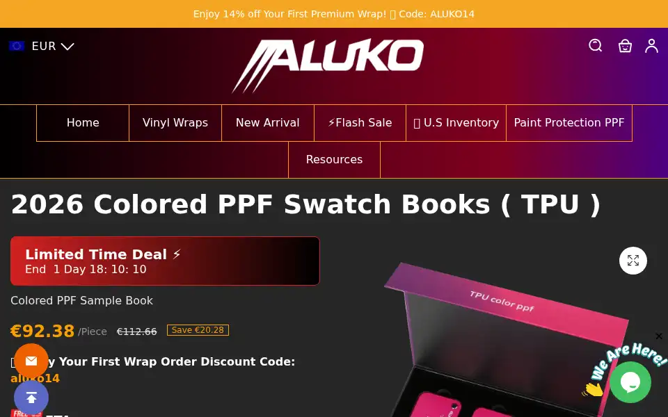 Screenshot of alukovinyl.com
