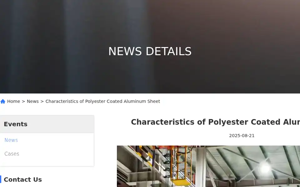Screenshot of aluminumcoilroll.com
