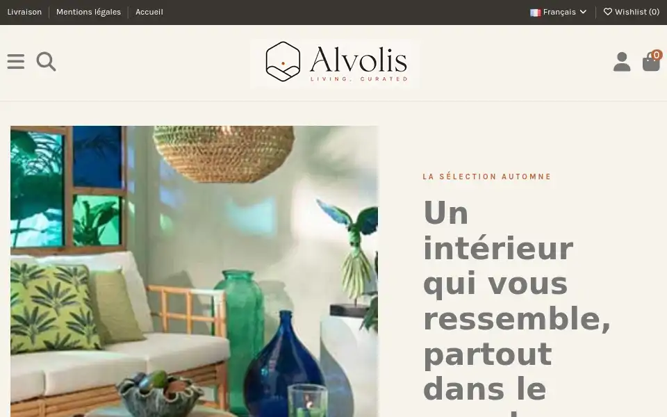 Screenshot of alvolis.com