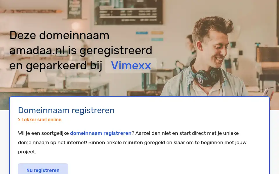 Screenshot of amadaa.nl