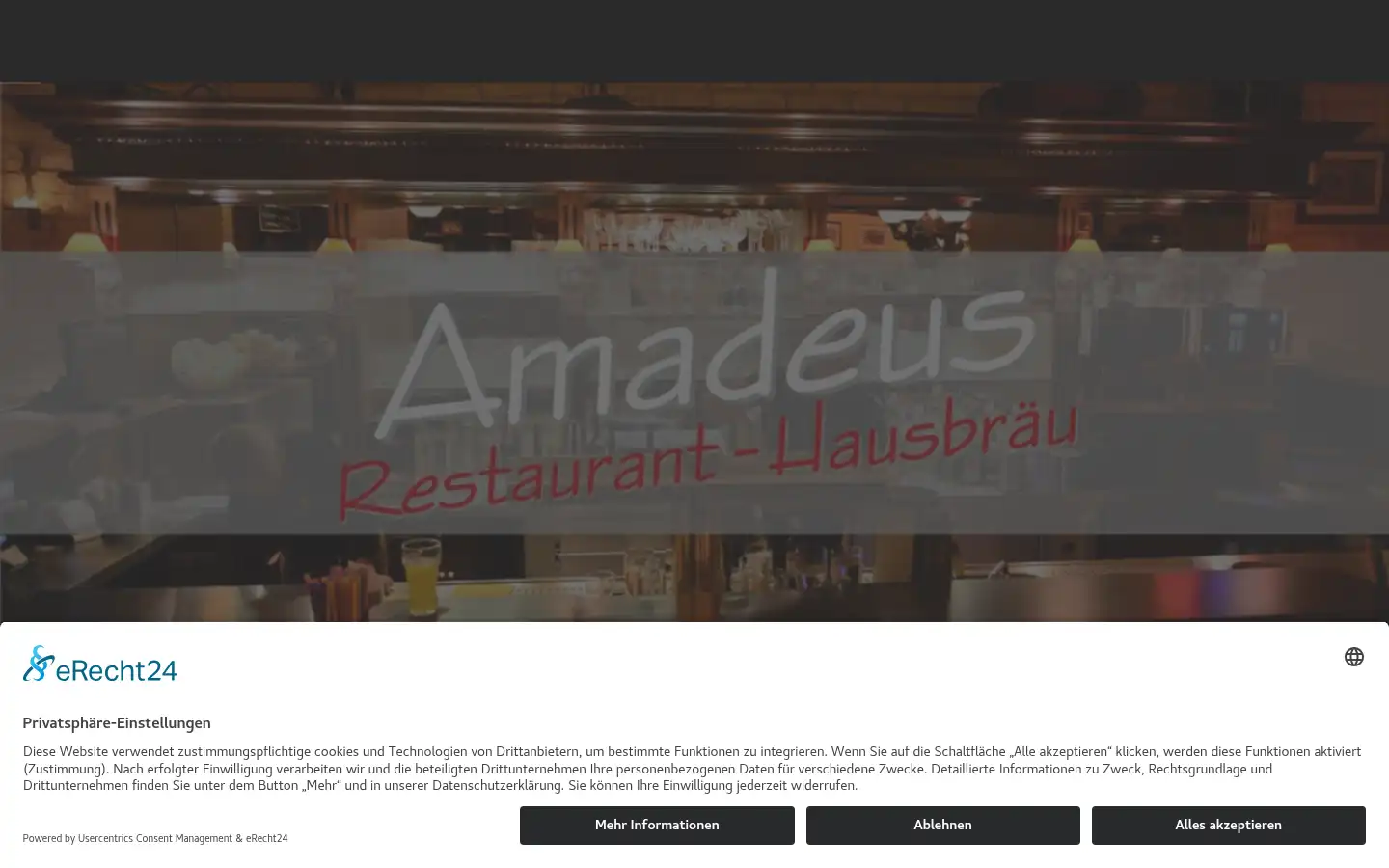 Screenshot of amadeus-baden-baden.de
