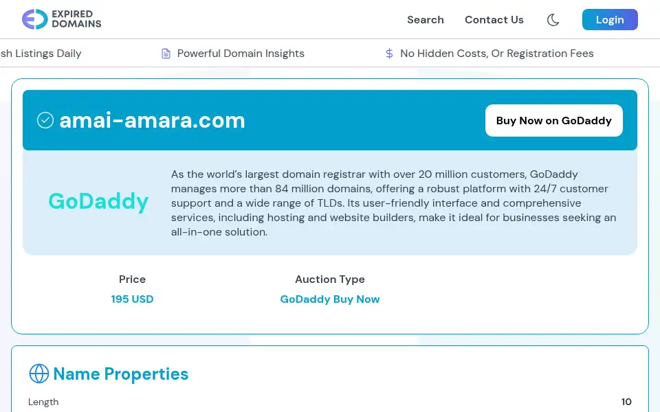 Screenshot of amai-amara.com