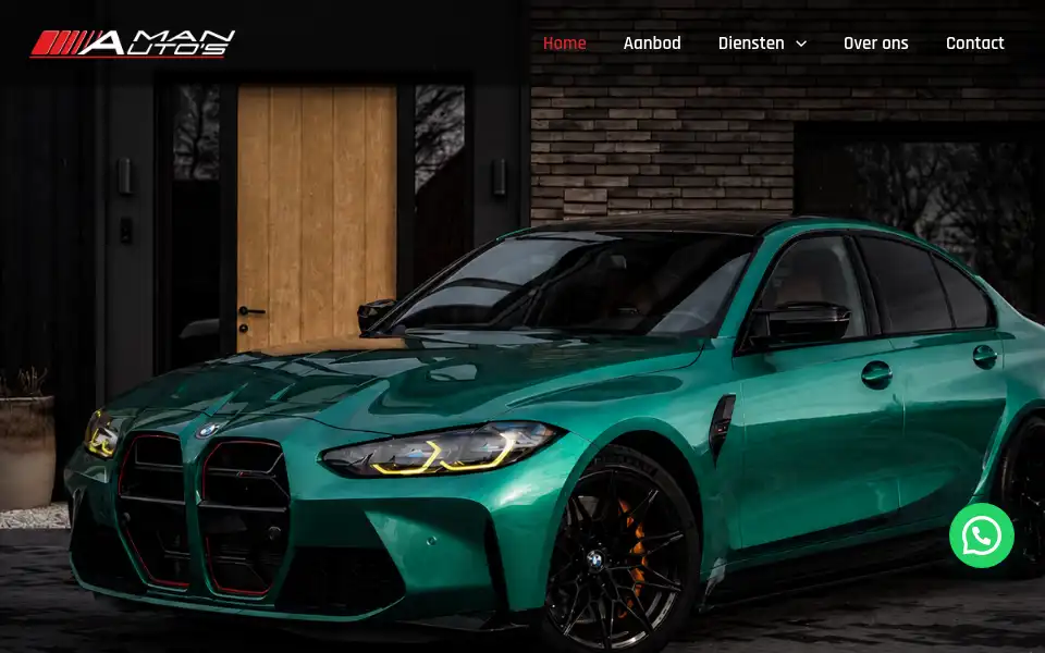 Screenshot of aman-autos.nl