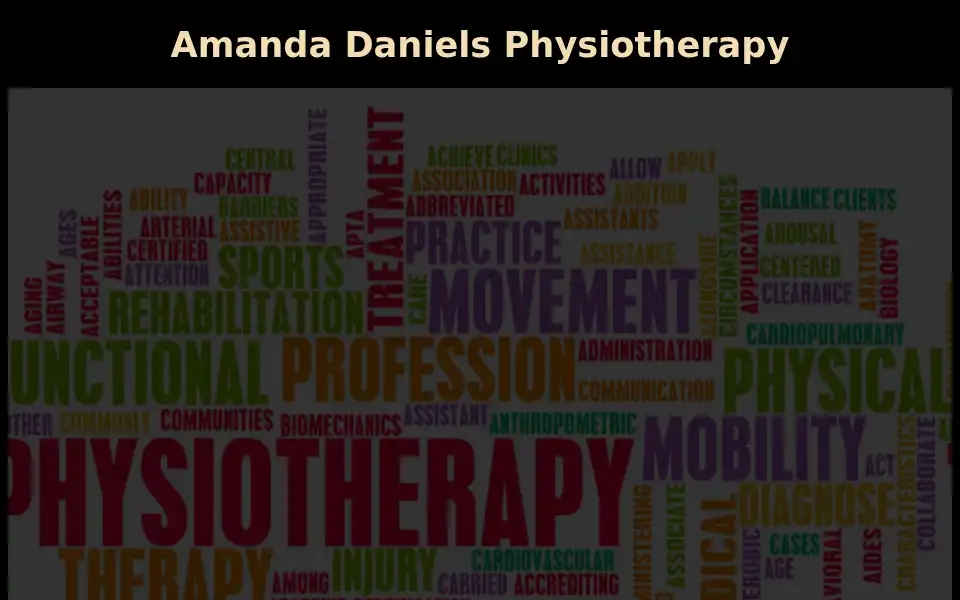 Screenshot of amandadanielsphysio.com