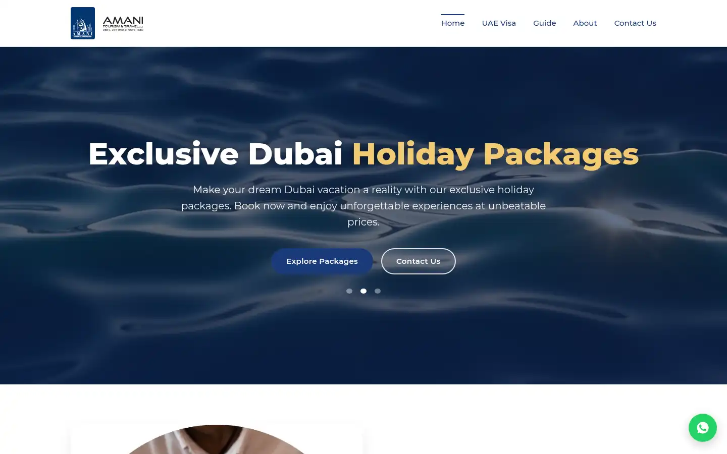 Screenshot of amaniworld.com