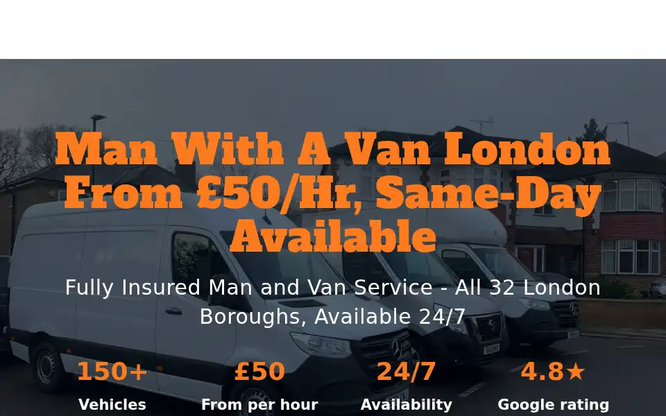 Screenshot of amanwithavanlondon.co.uk