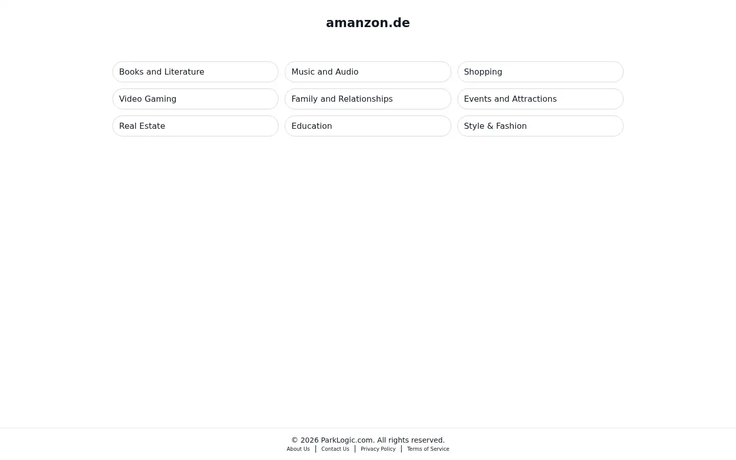 Screenshot of amanzon.de
