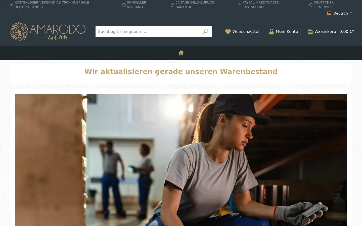 Screenshot of amarodo.de