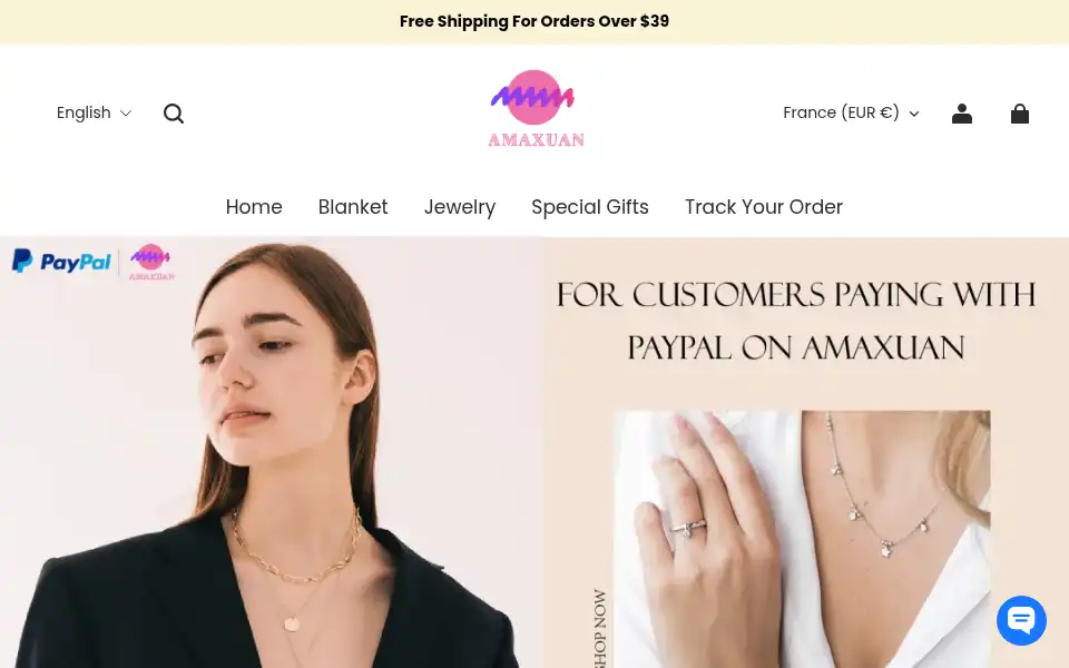 Screenshot of amaxuan.com