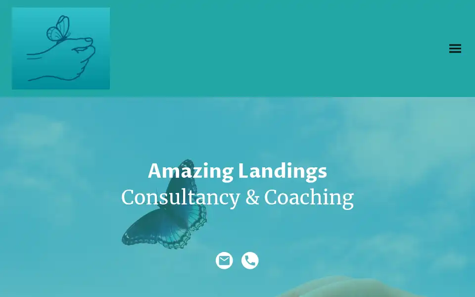 Screenshot of amazing-landings.com