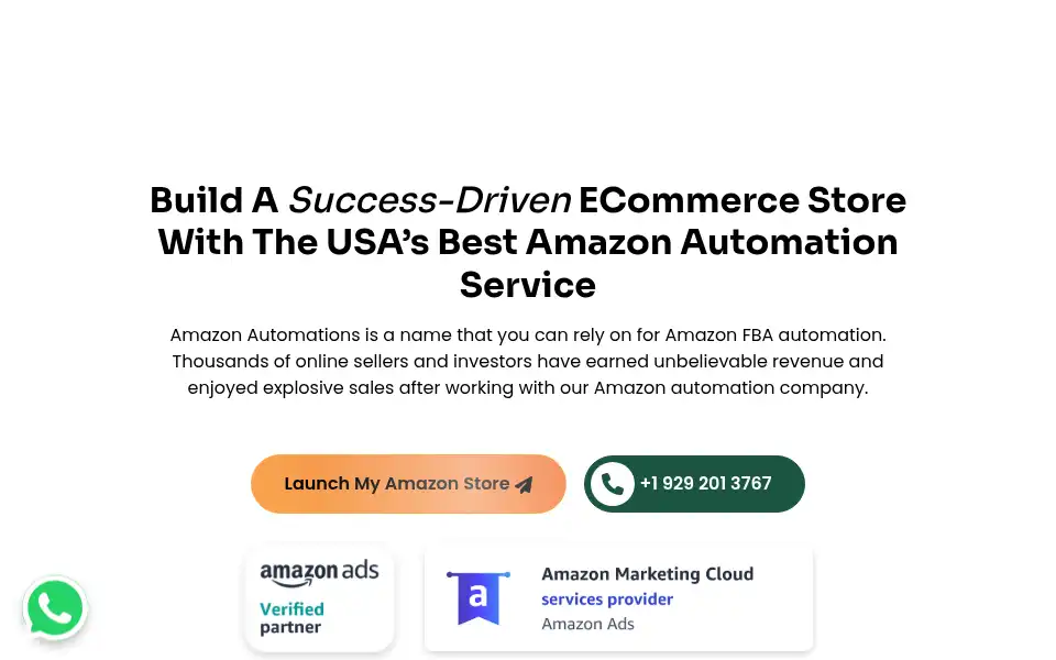 Screenshot of amazonautomations.com