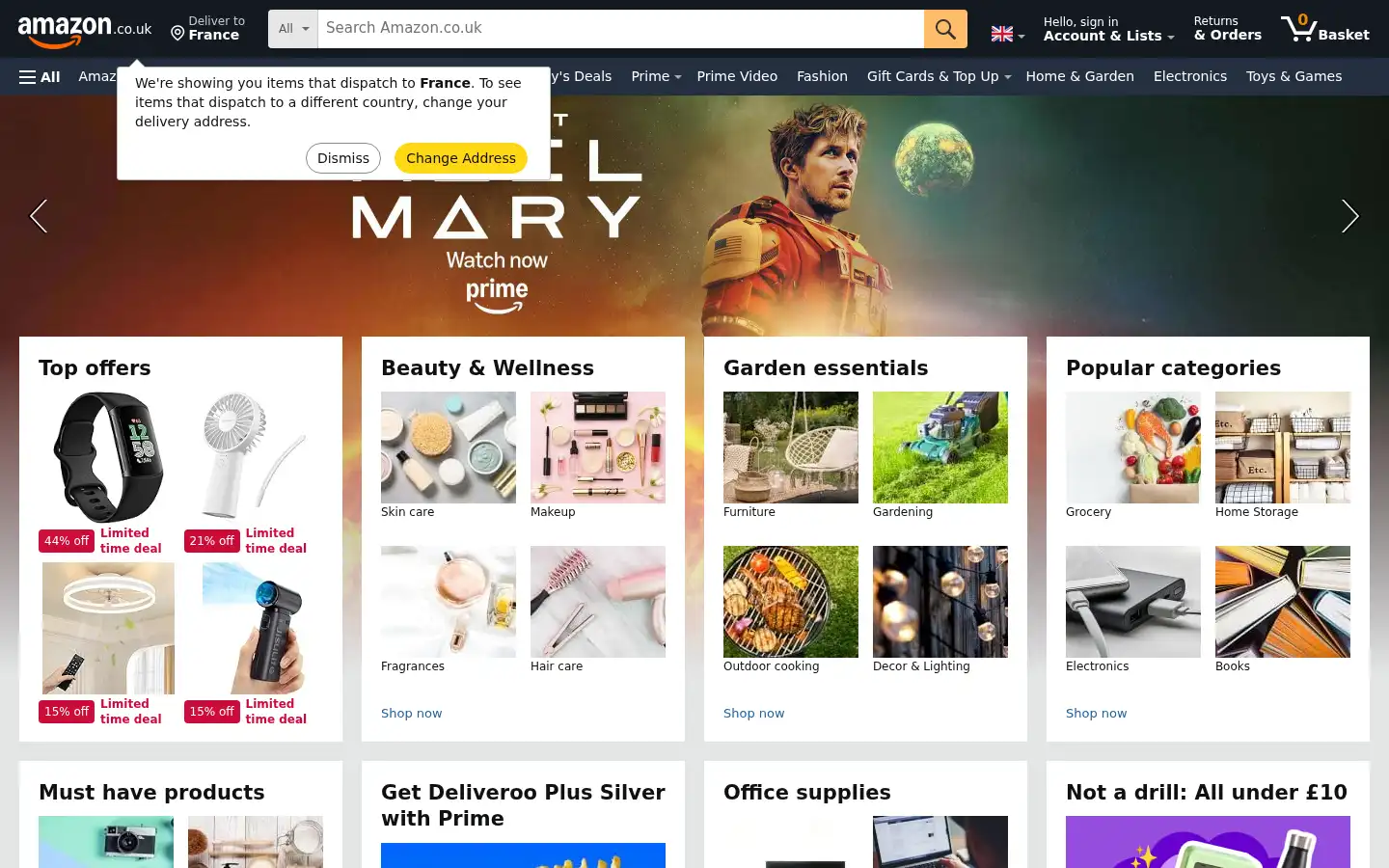 Screenshot of amazonbusiness.eu