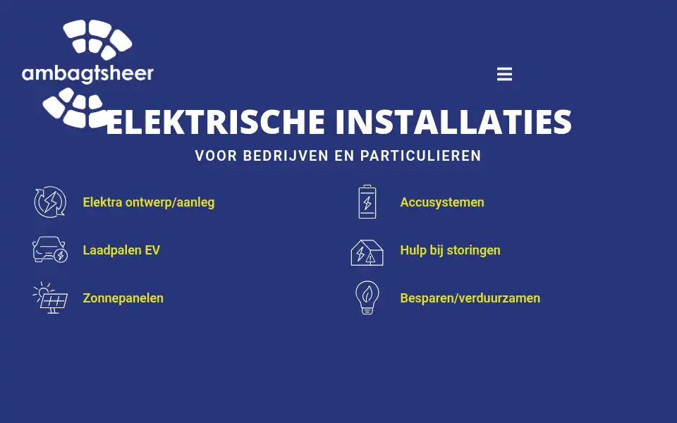 Screenshot of ambagtsheer.eu