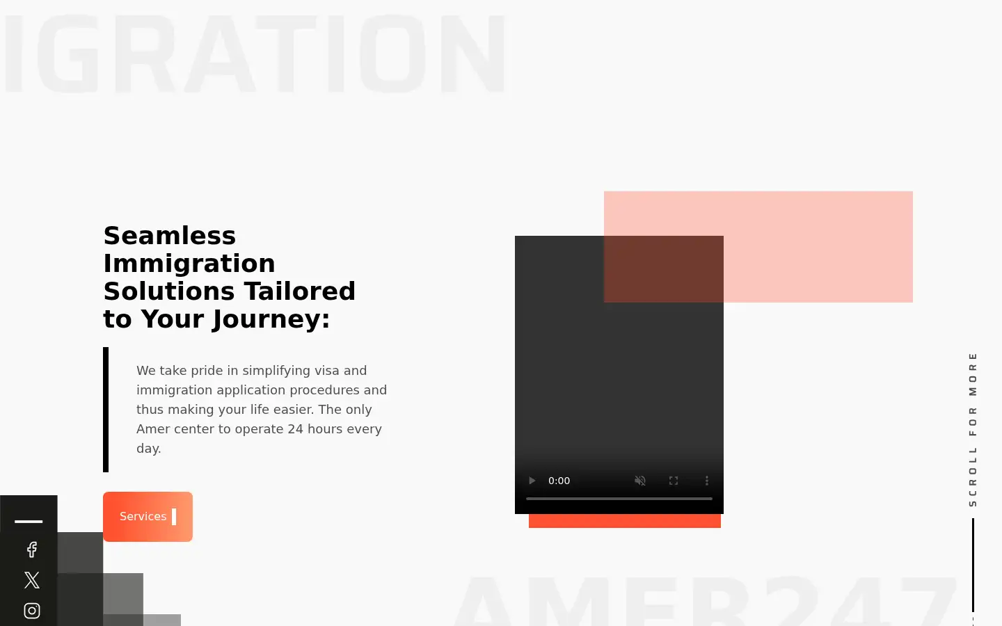 Screenshot of amer247.com