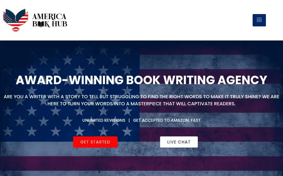 Screenshot of americabookhub.com