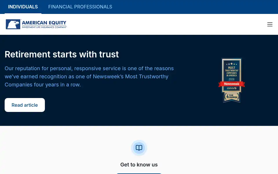 Screenshot of american-equity.com