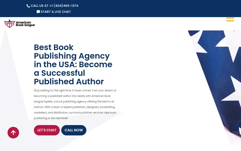 Screenshot of americanbookleague.com