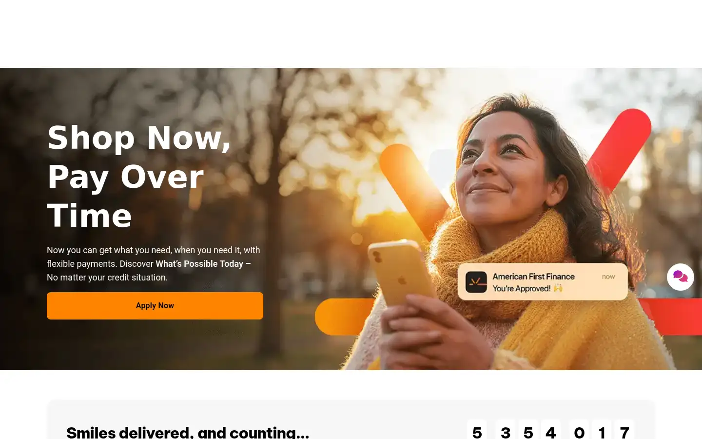 Screenshot of americanfirstfinance.com