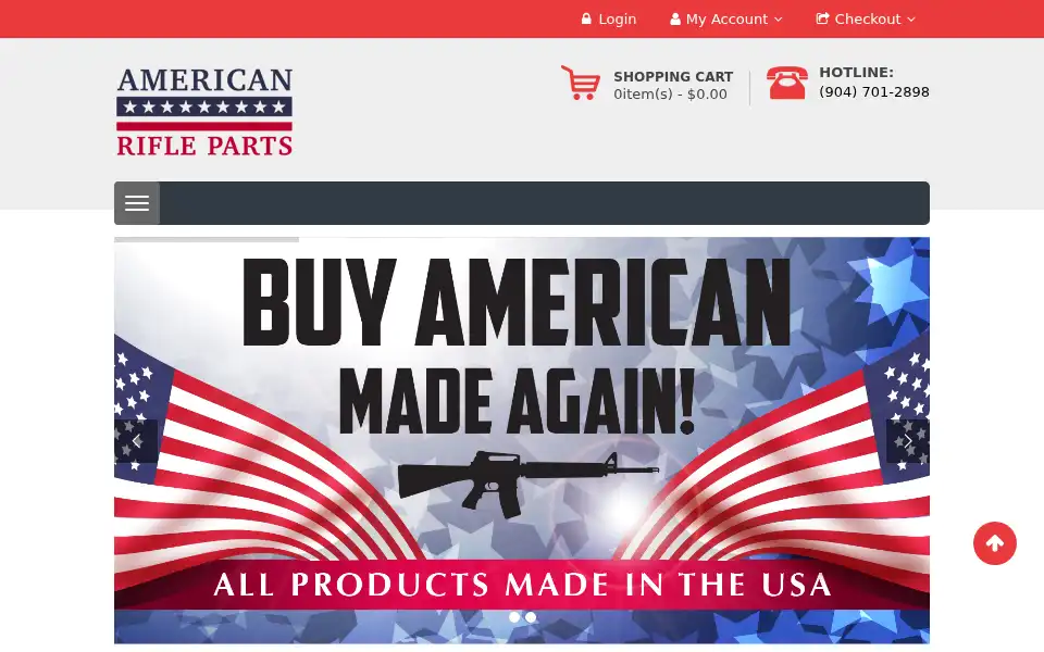 Screenshot of americanrifleparts.com