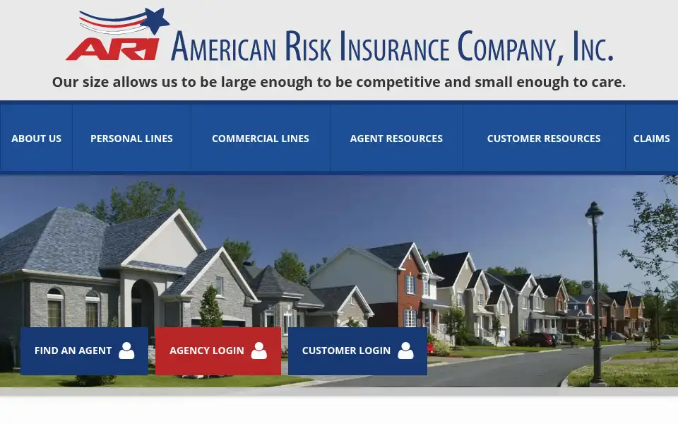 Screenshot of americanriskins.com