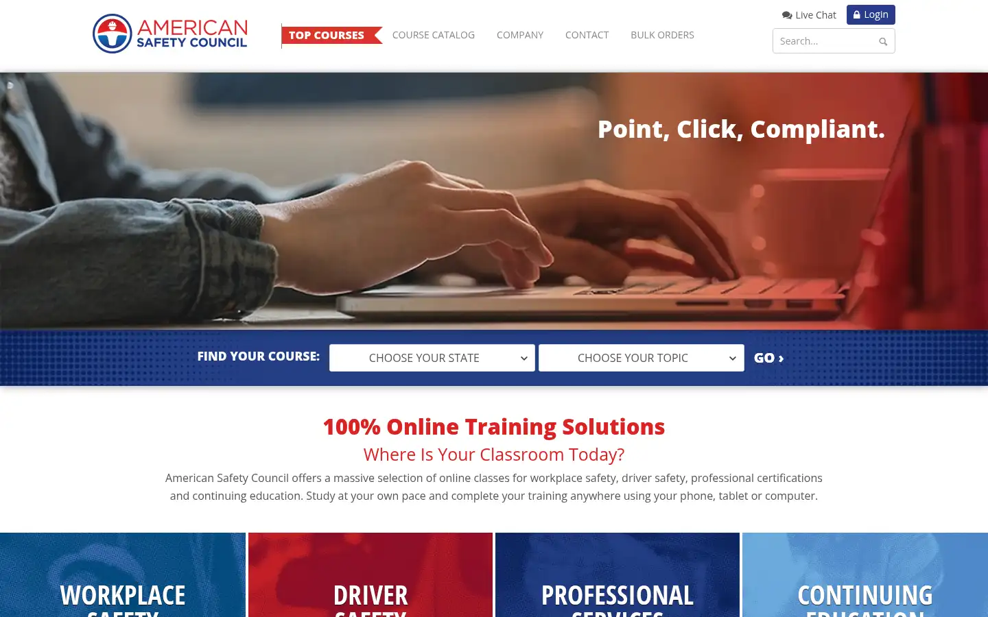 Screenshot of americansafetycouncil.com