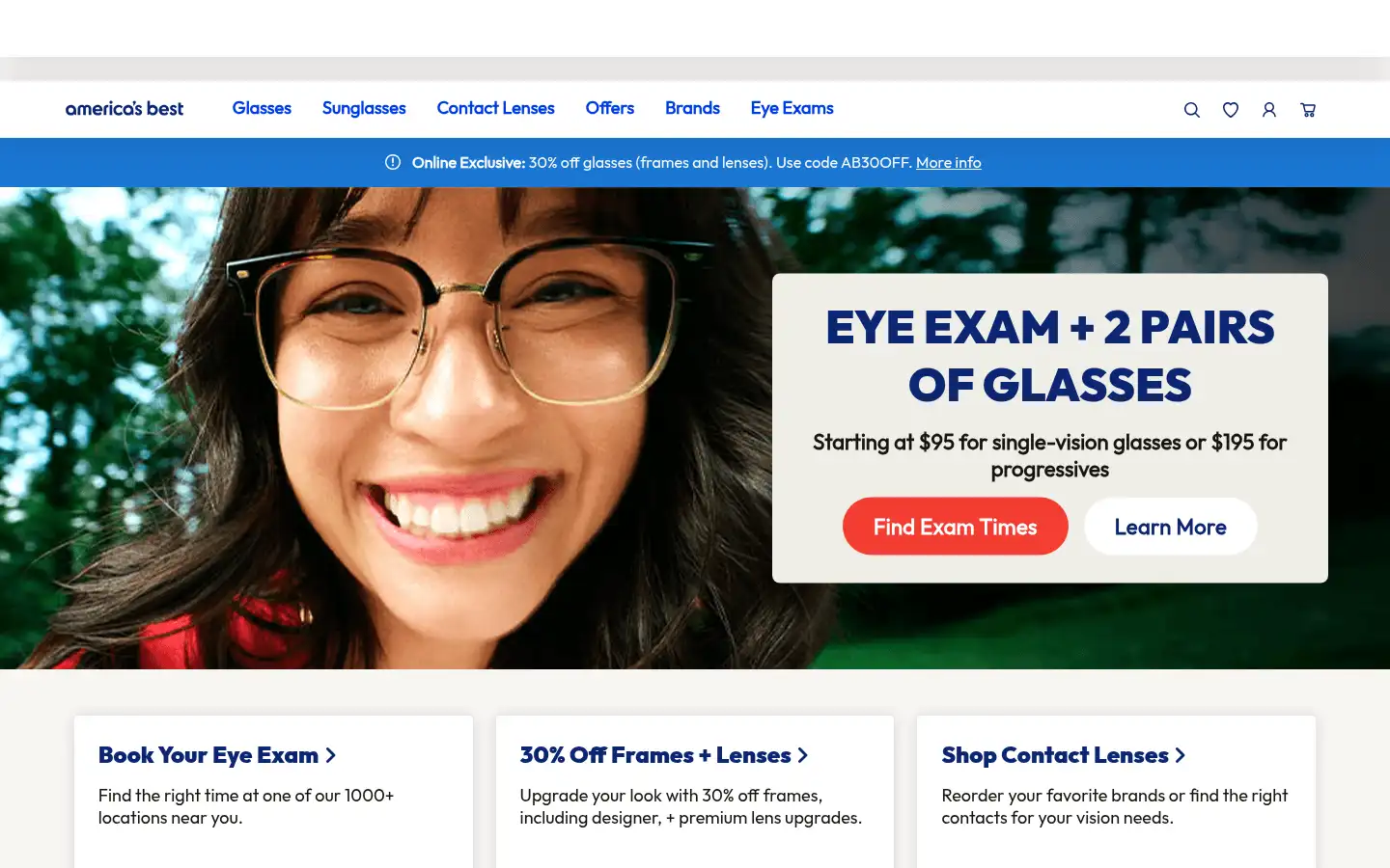 Screenshot of americasbest.com