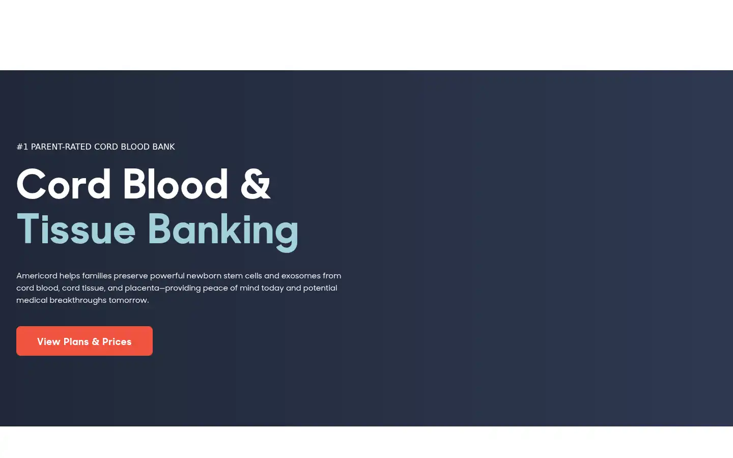 Screenshot of americordblood.com