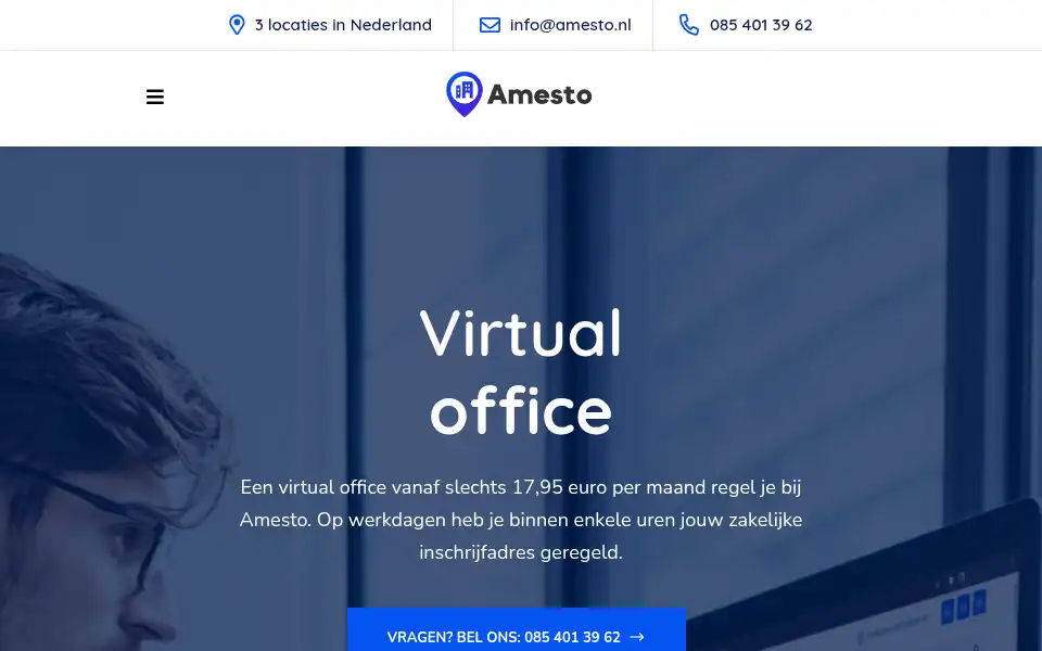 Screenshot of amesto.nl