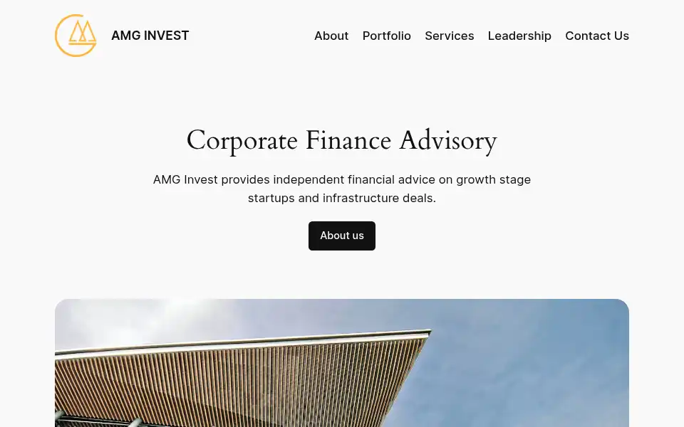 Screenshot of amginvest.in