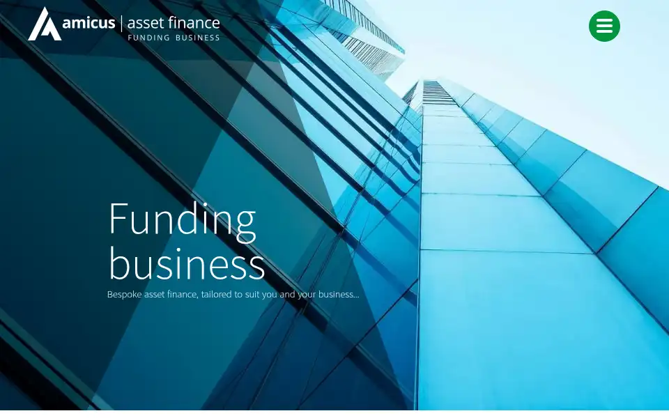 Screenshot of amicusassetfinance.co.uk