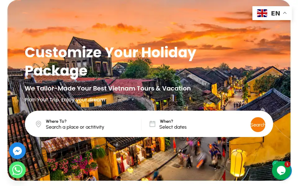 Screenshot of amietravel.com