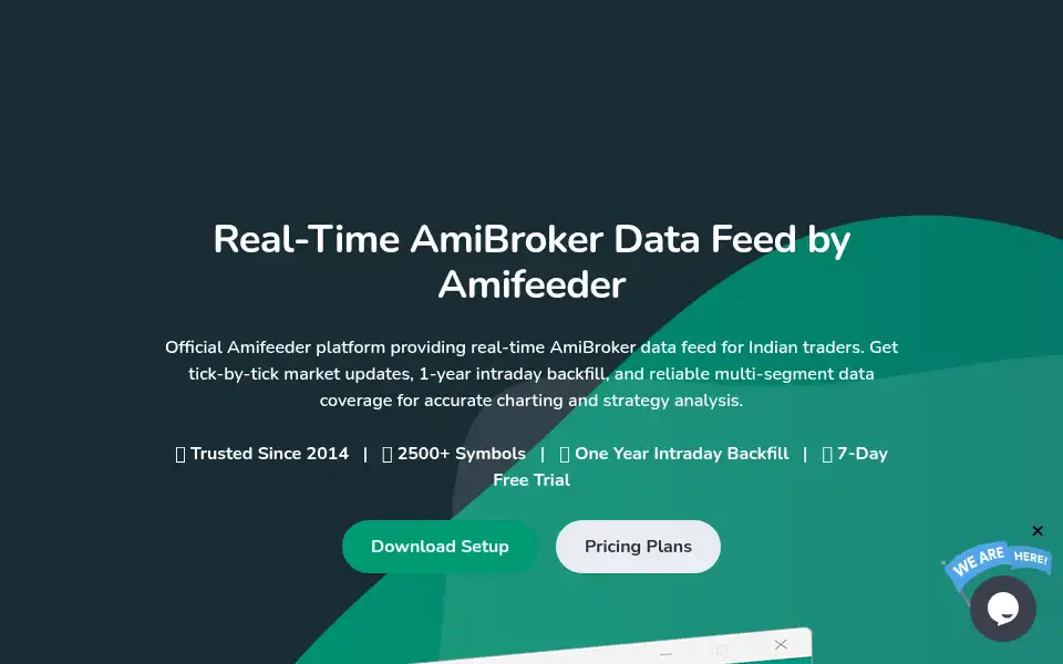 Screenshot of amifeeder.com