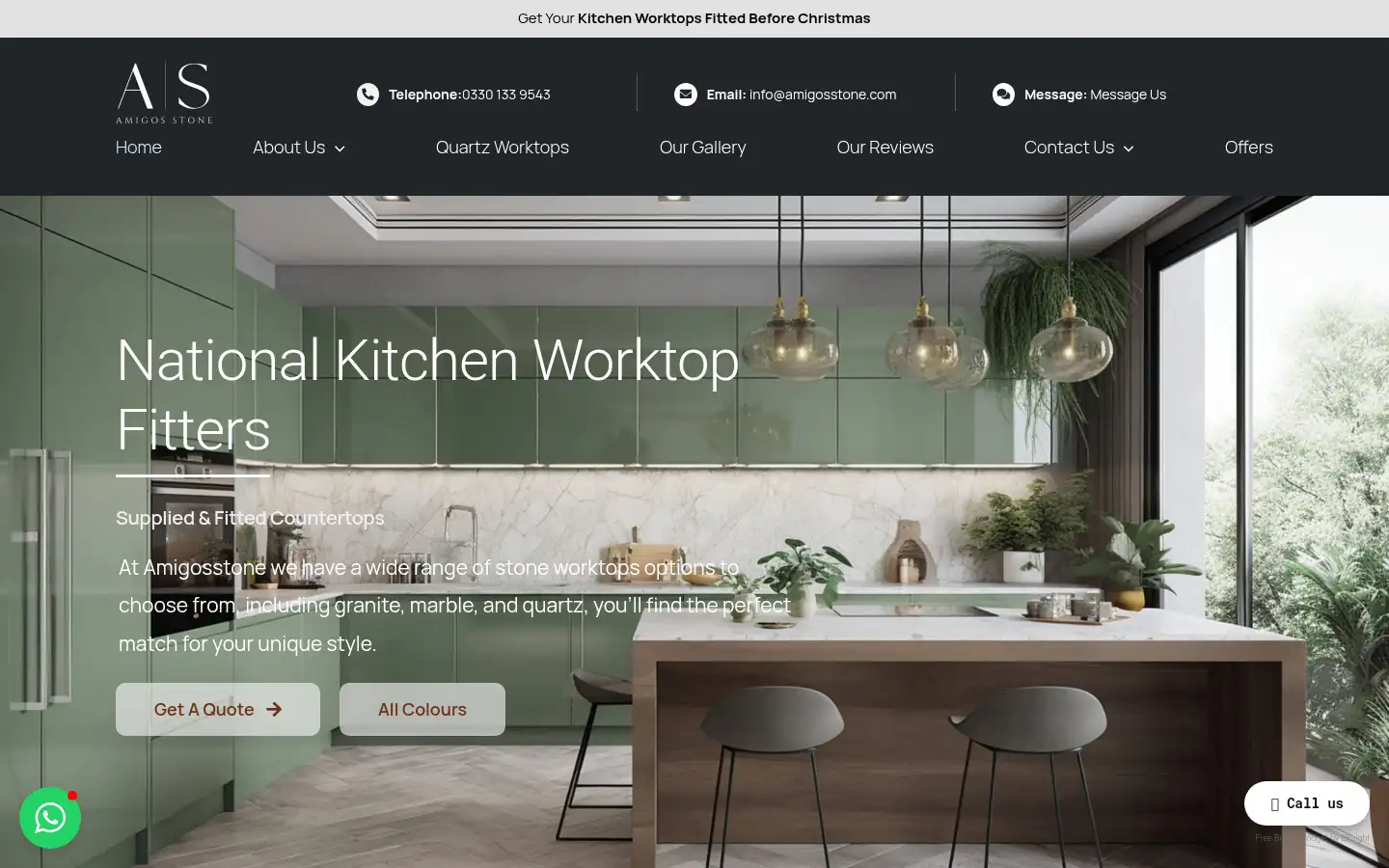 Screenshot of amigosstone.com