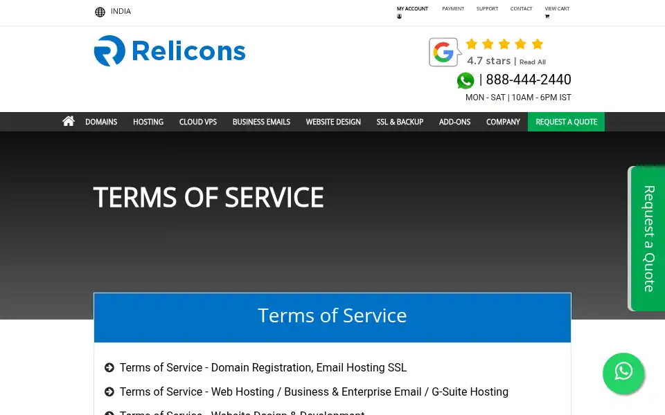 Screenshot of amitywebhosting.com