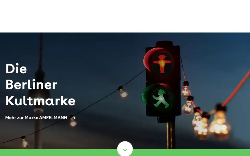 Screenshot of ampelmann.de