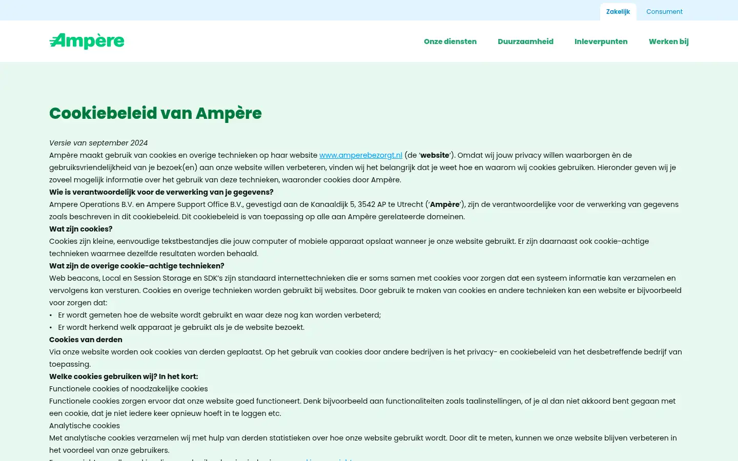 Screenshot of amperebezorgt.nl